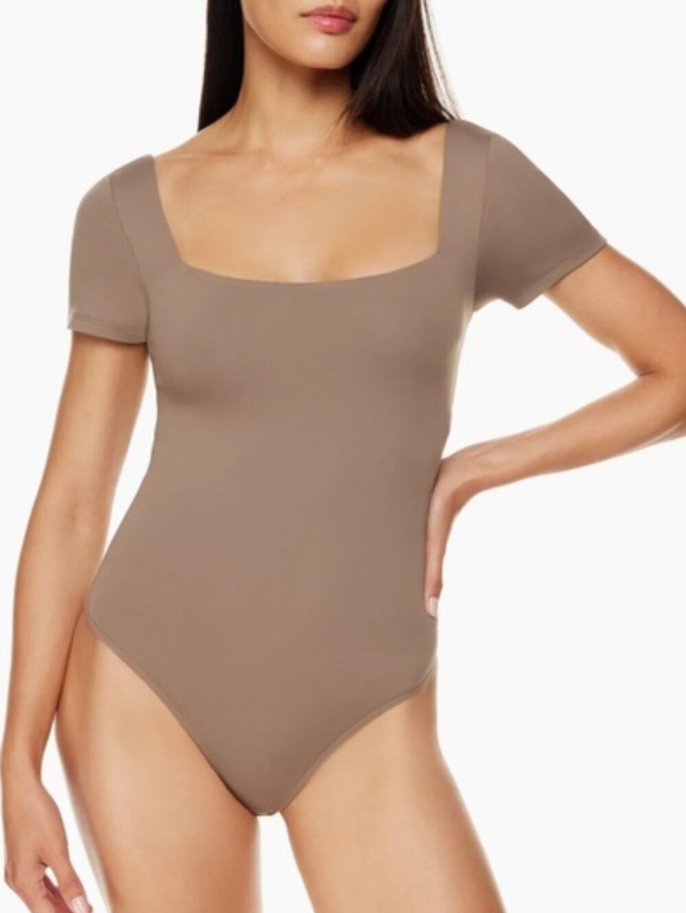 Aritzia Contour Square Neck Bodysuit, M